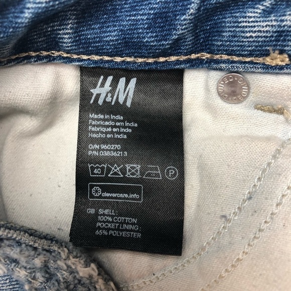 H&M Coachella High Waisted Jean Shorts - Picture 6 of 10